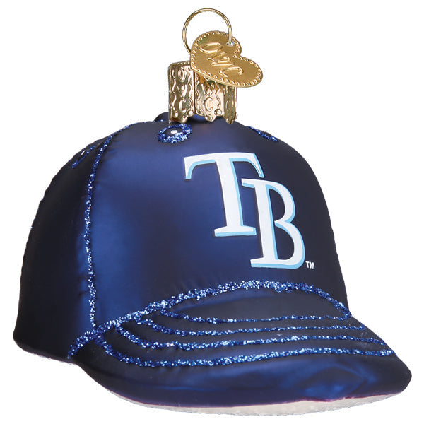 Rays Baseball Cap Ornament Old World Christmas