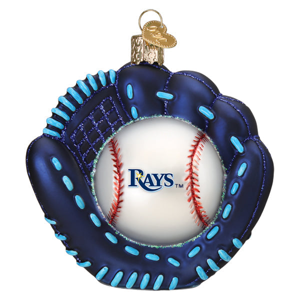 Rays Baseball Mitt Ornament Old World Christmas
