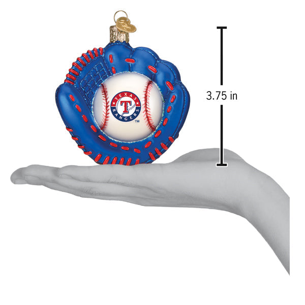 Rangers Baseball Mitt Ornament Old World Christmas