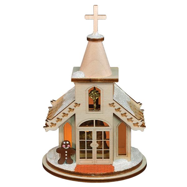 Nativity Chapel Ornament Old World Christmas