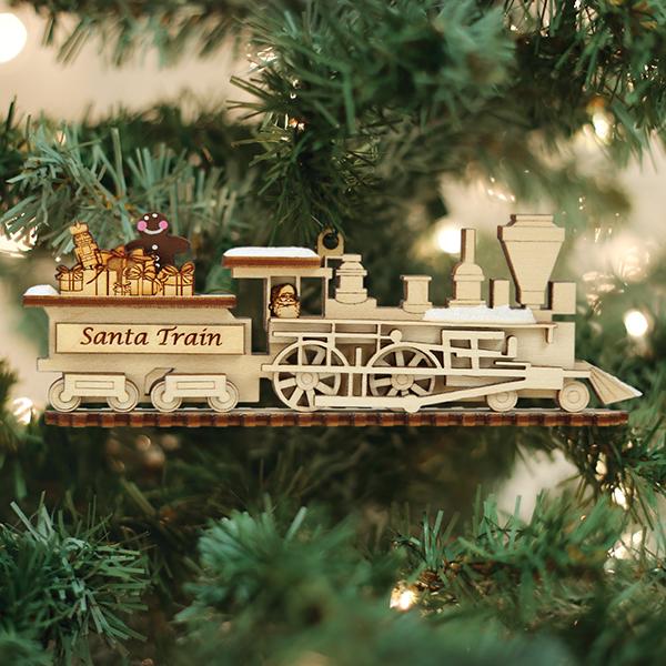 Santa Train Ornament Old World Christmas