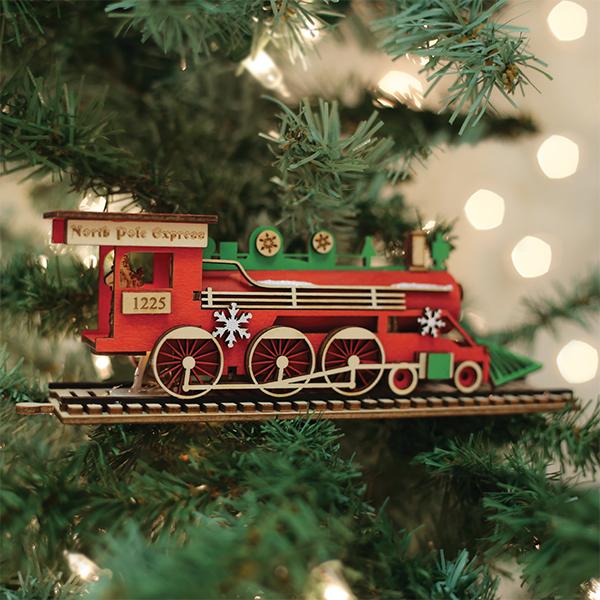 Santa's NP Express Engine Old World Christmas