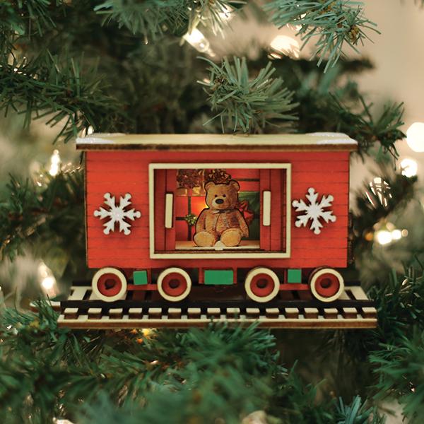 Santa's NP Express Box Car Old World Christmas