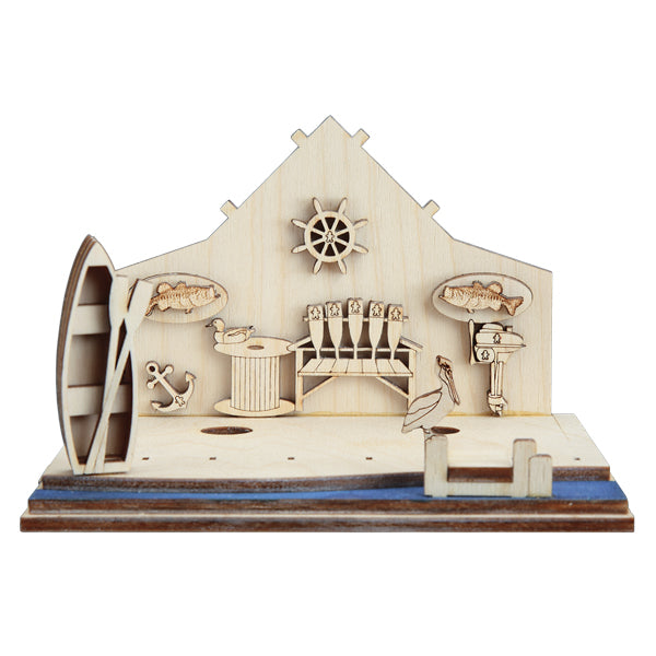 Lake House Ornament Old World Christmas