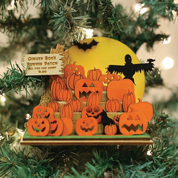 Haunted Pumpkins Ornament Old World Christmas