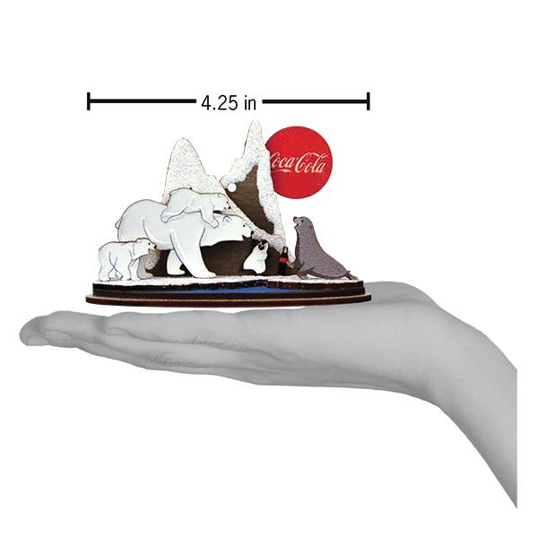 Polar Bears on Ice Old World Christmas