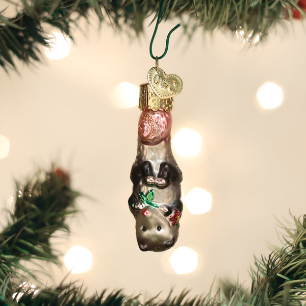Mini Opossum Ornament Old World Christmas