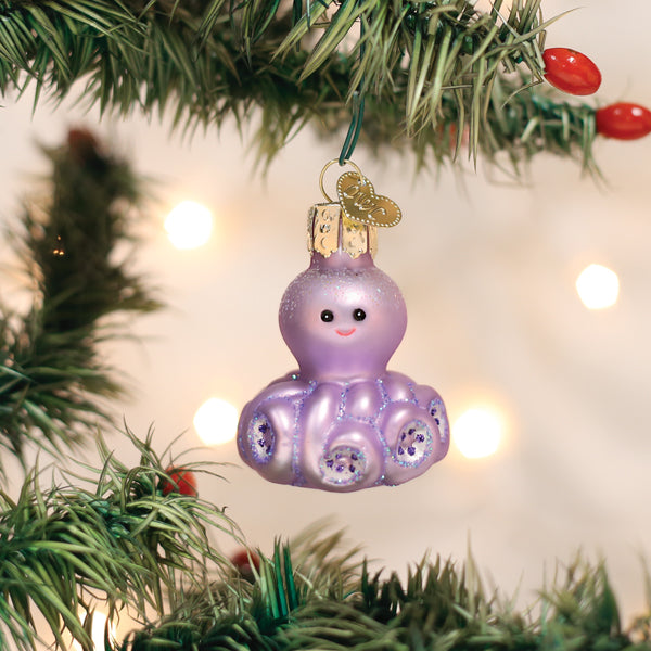 Mini Octopus Ornament Old World Christmas
