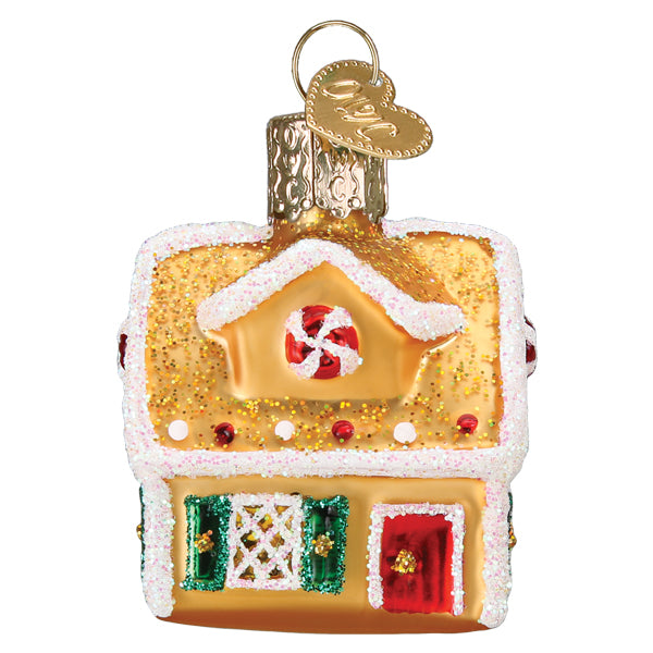 Mini Gingerbread House Ornament Old World Christmas