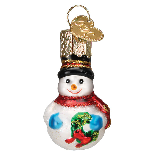 Mini Snowman Ornament Old World Christmas