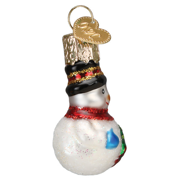 Mini Snowman Ornament Old World Christmas