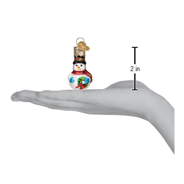 Mini Snowman Ornament Old World Christmas