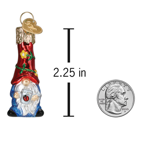 Mini Garden Gnome Ornament Old World Christmas