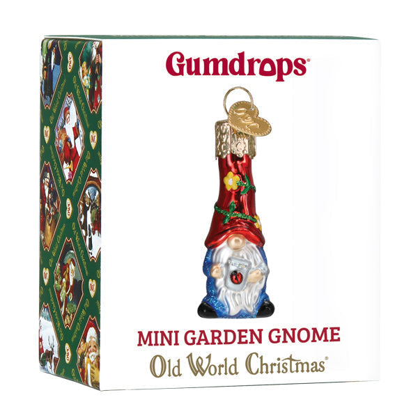 Mini Garden Gnome Ornament Old World Christmas