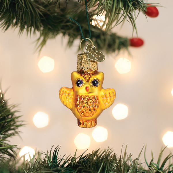 Mini Halloween Owl Ornament Old World Christmas