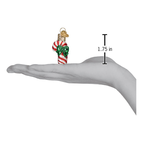 Mini Candy Cane Ornament Old World Christmas