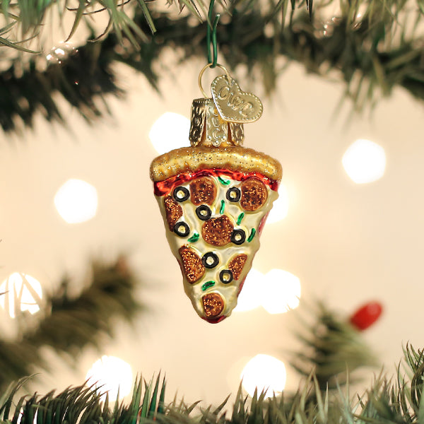 Mini Pizza Slice Ornament Old World Christmas