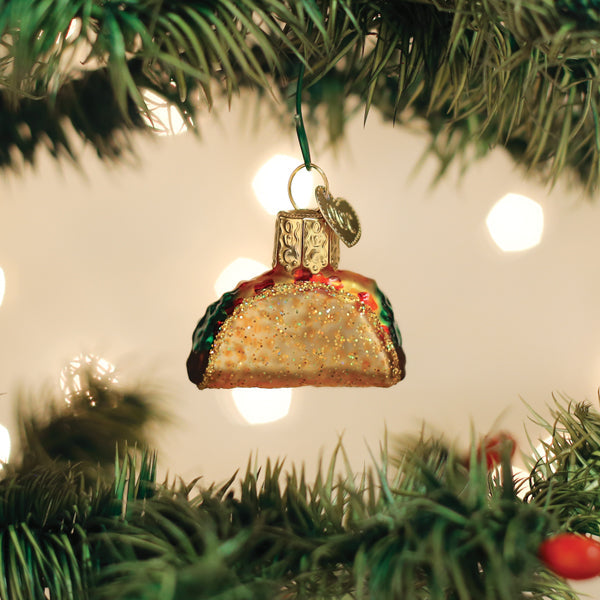 Mini Taco Ornament Old World Christmas