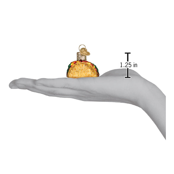 Mini Taco Ornament Old World Christmas