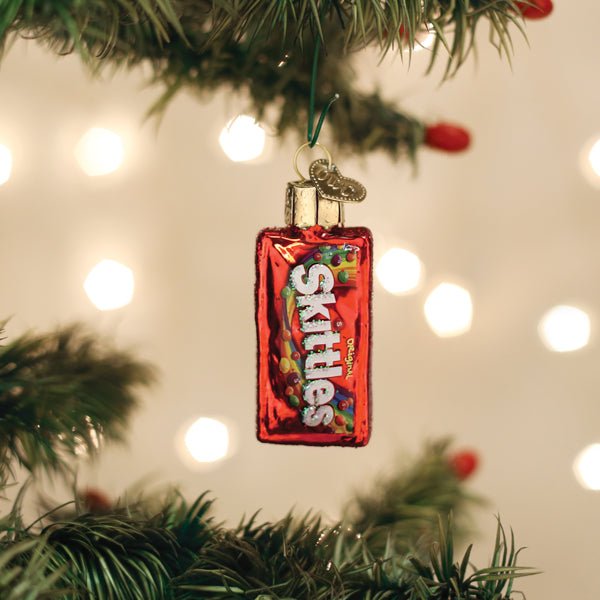 Mini SKITTLES Bag Ornament Old World Christmas