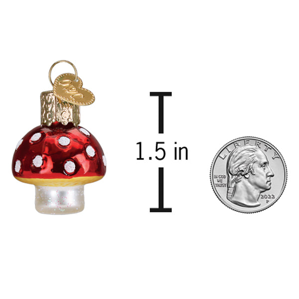Mini Lucky Mushroom Ornament Old World Christmas