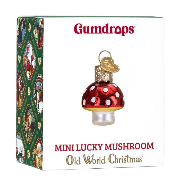 Mini Lucky Mushroom Ornament Old World Christmas