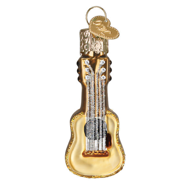 Mini Guitar Ornament Old World Christmas