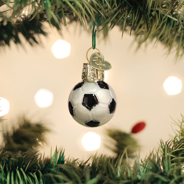 Mini Soccer Ball Ornament Old World Christmas