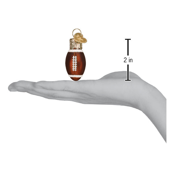 Mini Football Ornament Old World Christmas
