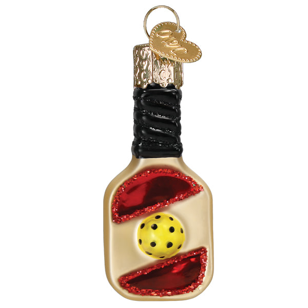 Mini Pickleball Paddle Ornament Old World Christmas