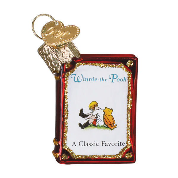 Mini Winnie-The-Pooh Book Ornament Old World Christmas