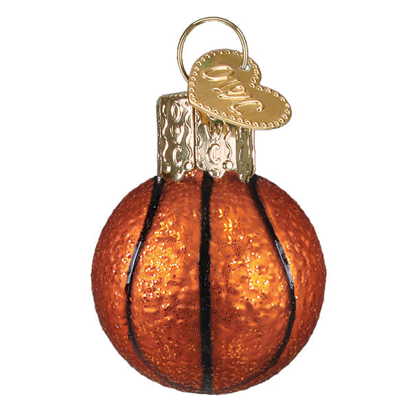 Mini Basketball Ornament Old World Christmas
