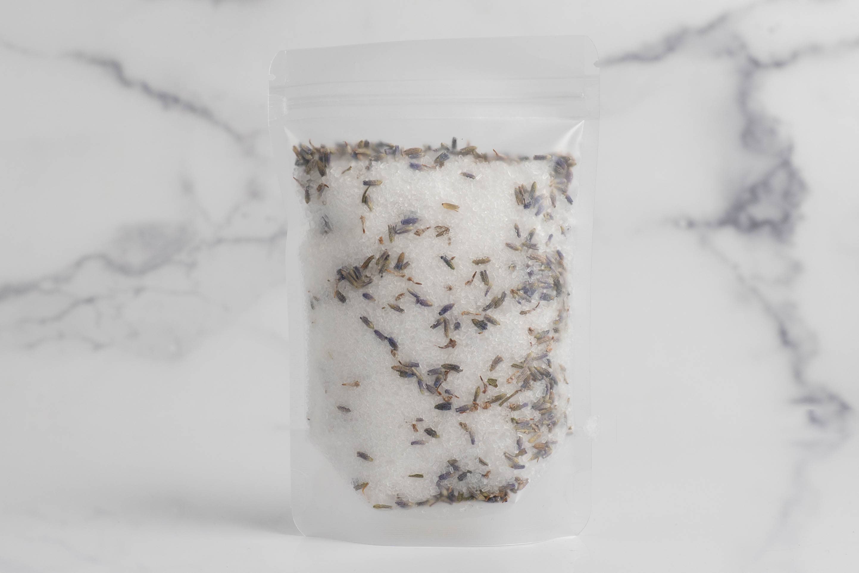 Botanical Bath Soaks | Pouch | Branded & Unlabeled: Branded / Lavender