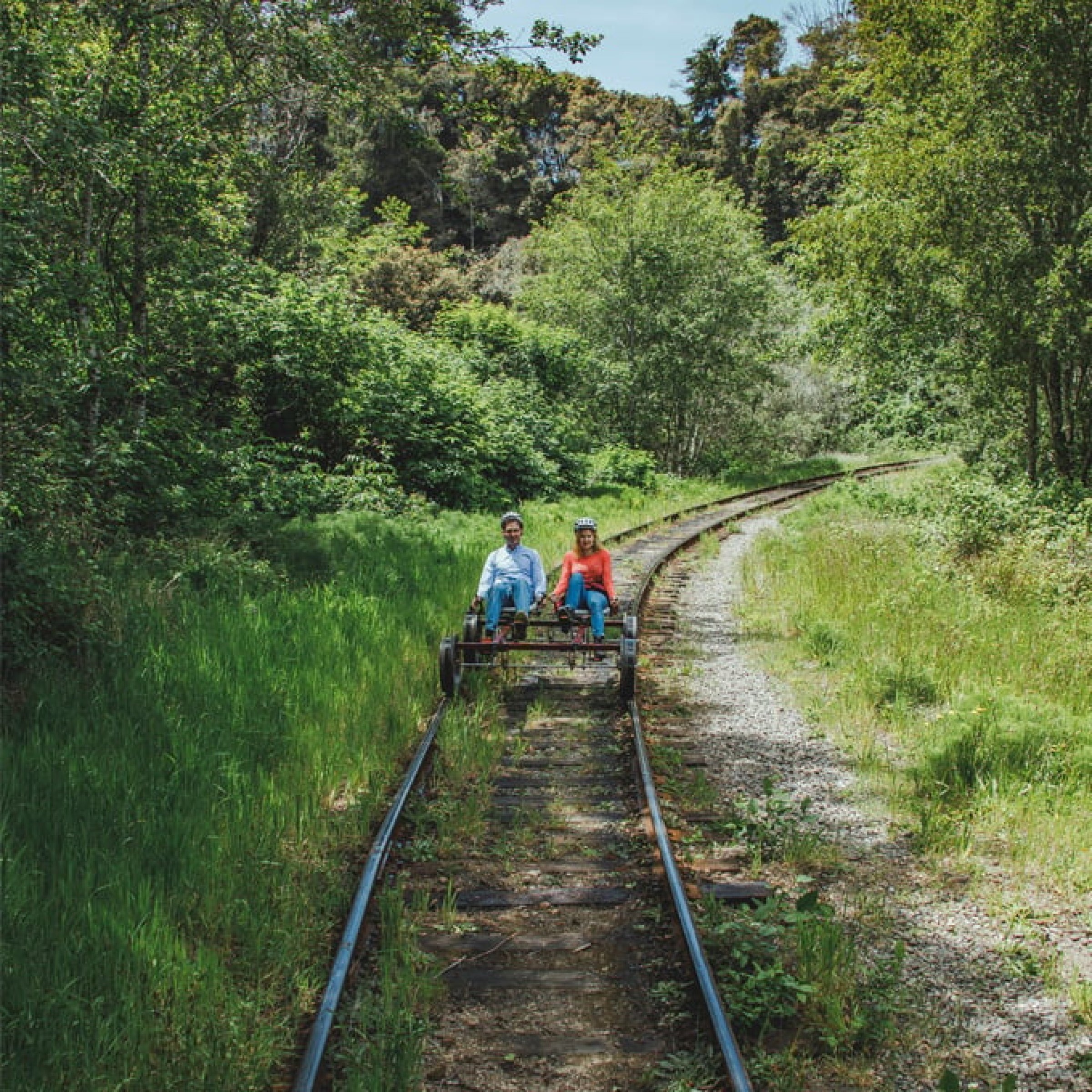 Redwoods Railbike Tour virgin experiences