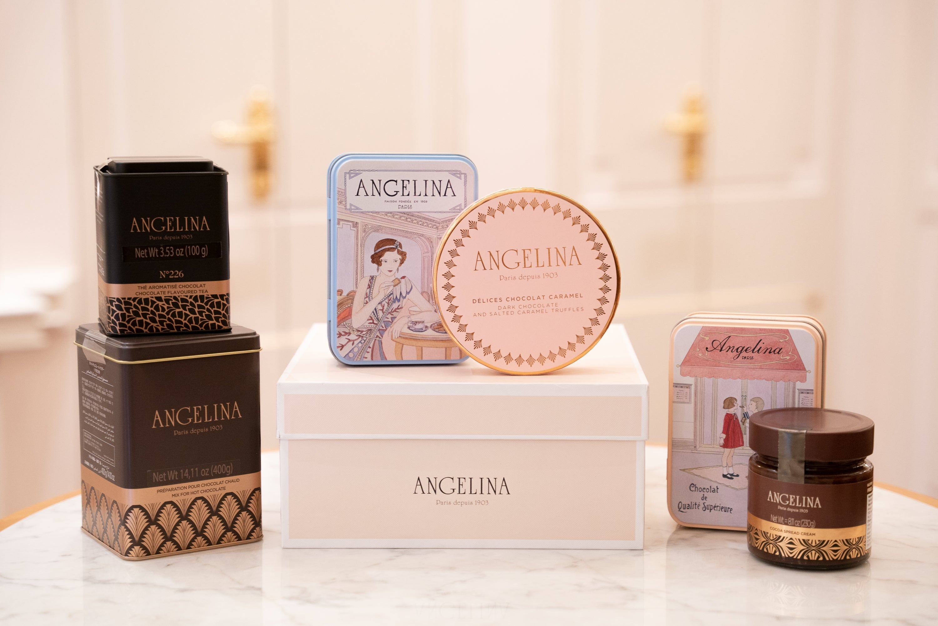 Parisian French Chocolate Gift Box - Angelina Exclusive Angelina