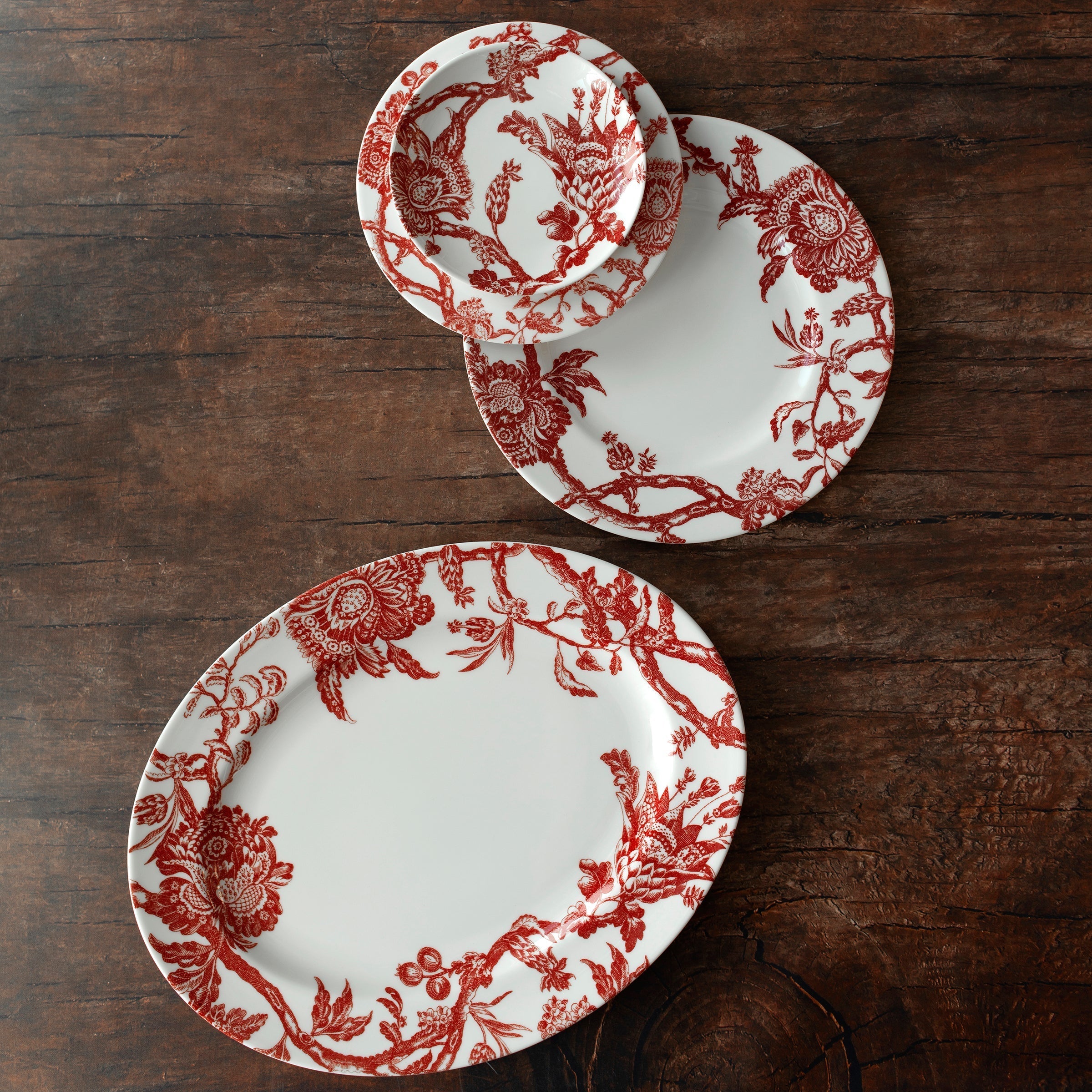 Arcadia Rimmed Oval Platter