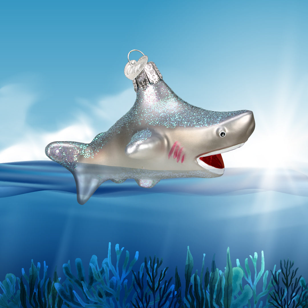 Shark Ornament Old World Christmas