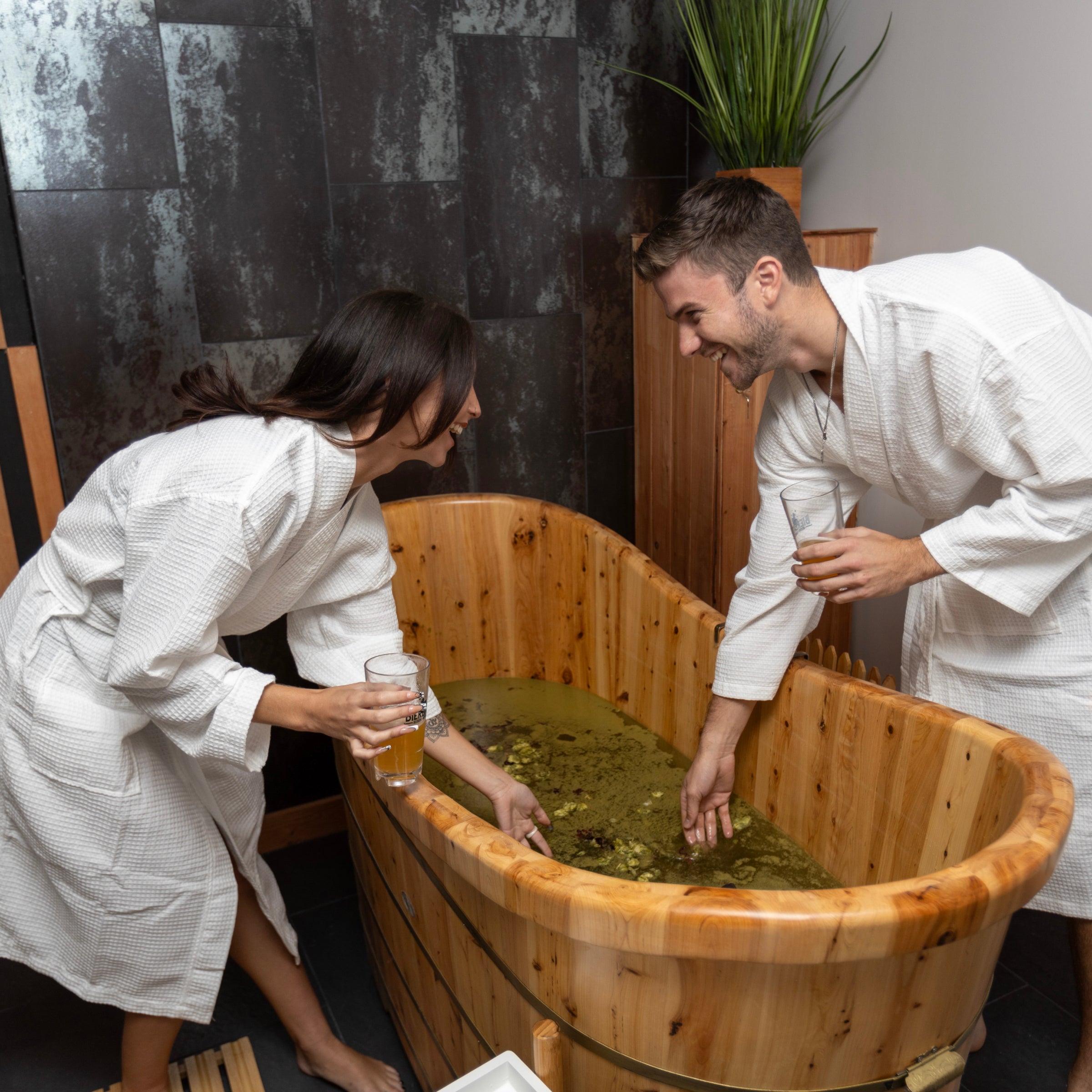 BierBath Spa Experience with Drinks for Two virgin experiences