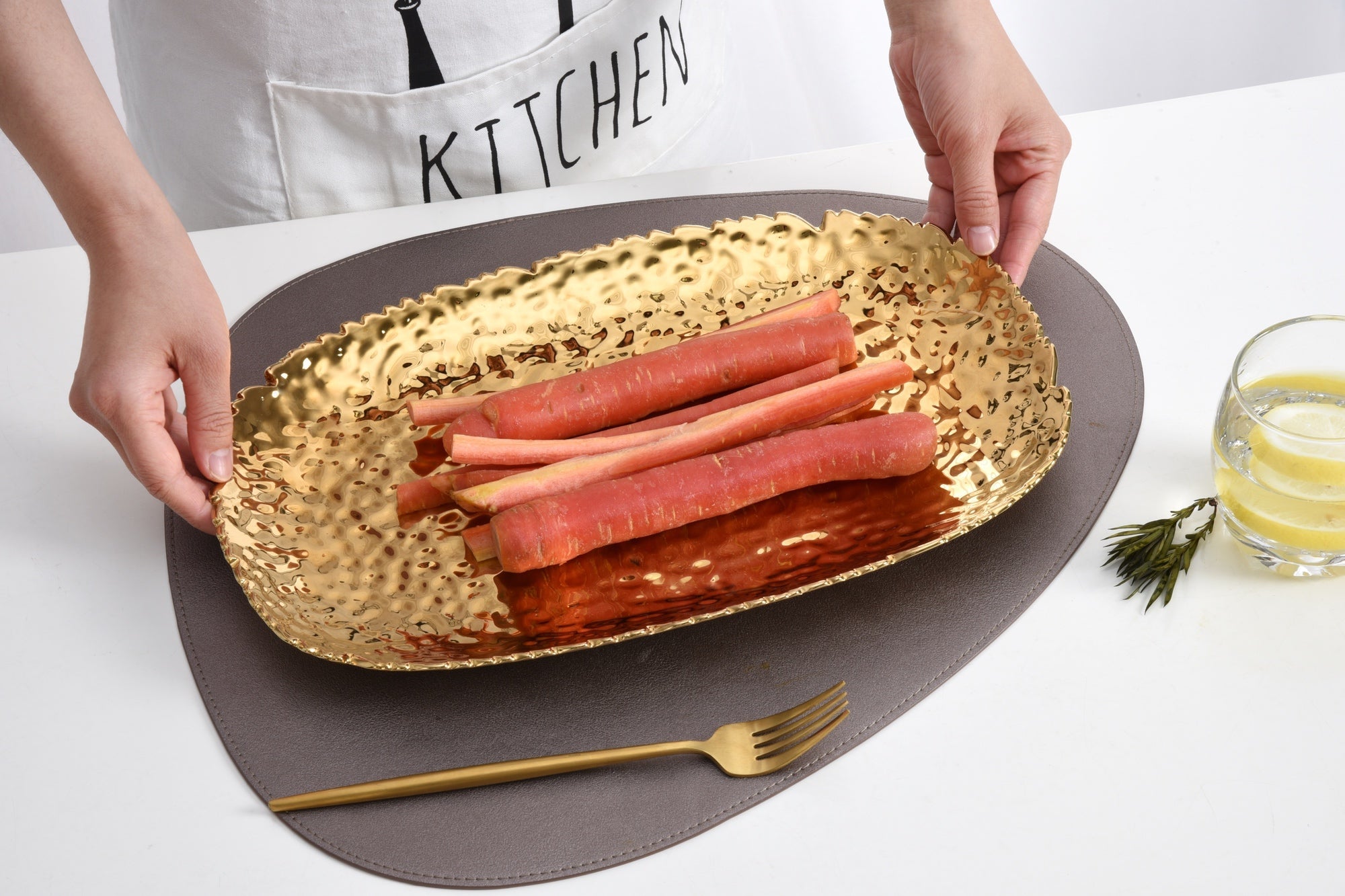 Golden Millennium Rectangular Serving Piece Pampa Bay