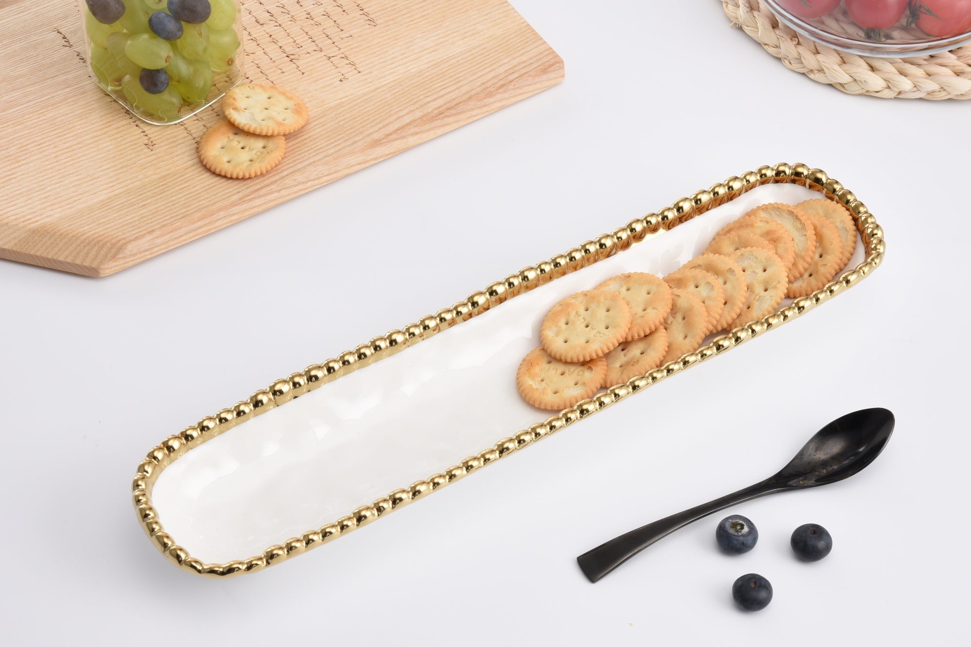 Golden Salerno Cracker Tray Pampa Bay