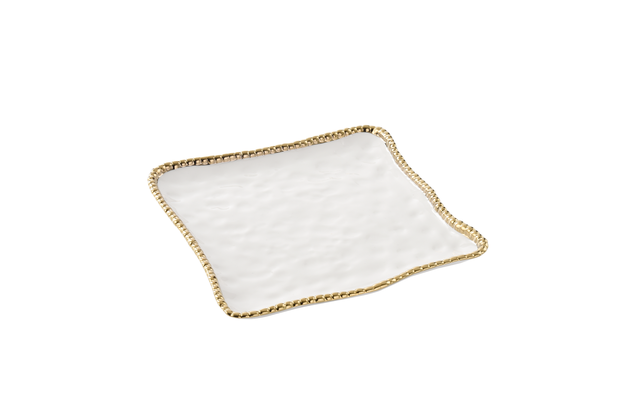 Golden Salerno Square Serving Platter Pampa Bay