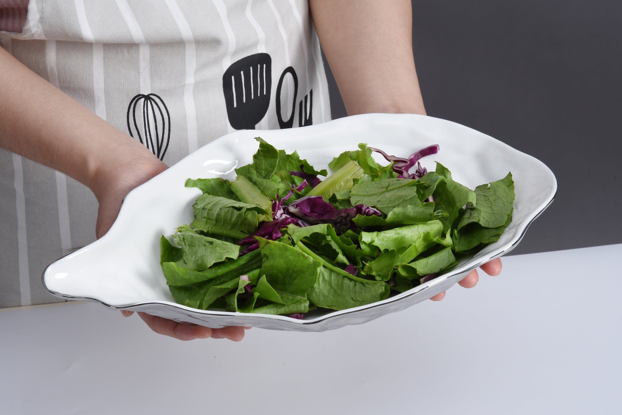 The Oysters Large Oyster Bowl Titanium Exterior Pampa Bay