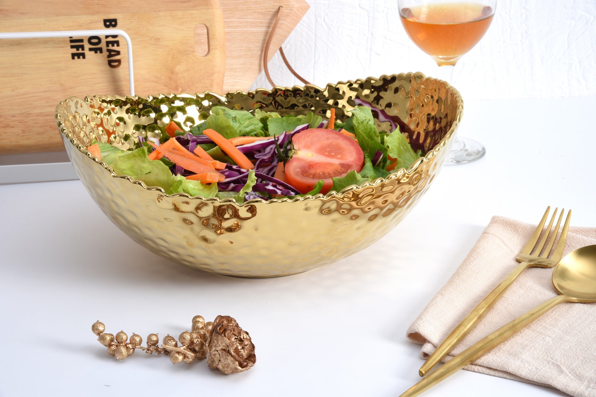 Golden Millennium Large Oval Bowl