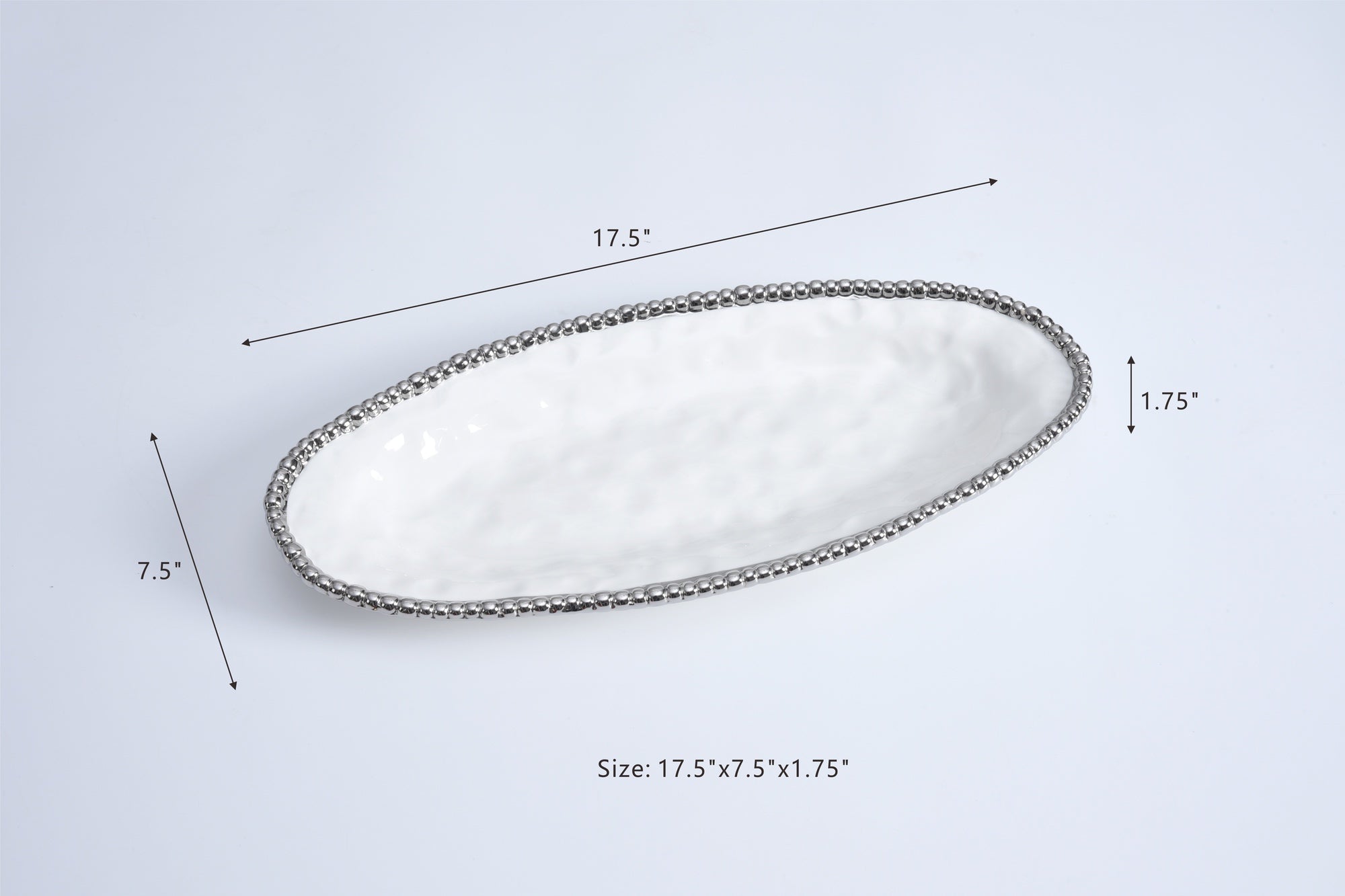 Salerno Oval Serving Piece Pampa Bay