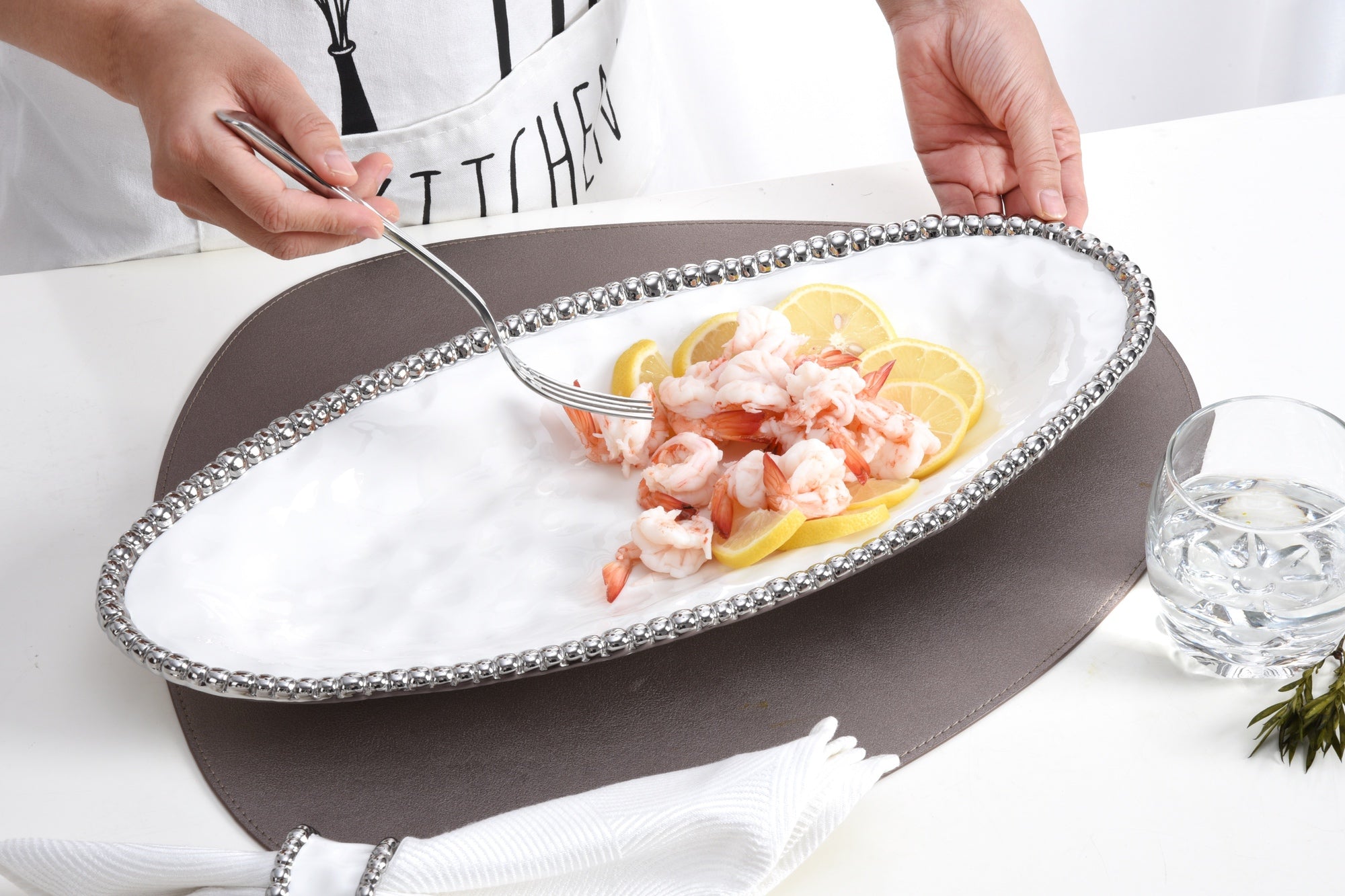 Salerno Oval Serving Piece Pampa Bay