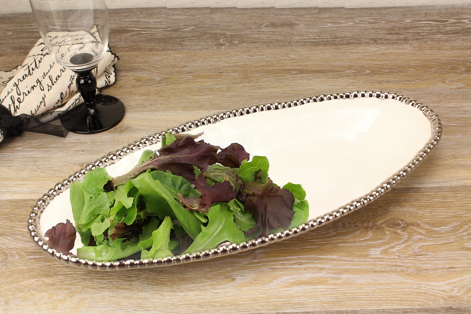 Salerno Oval Serving Piece Pampa Bay