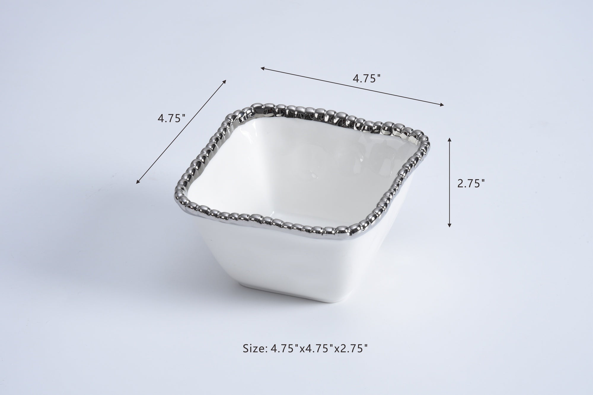 Salerno Square Snack Bowl