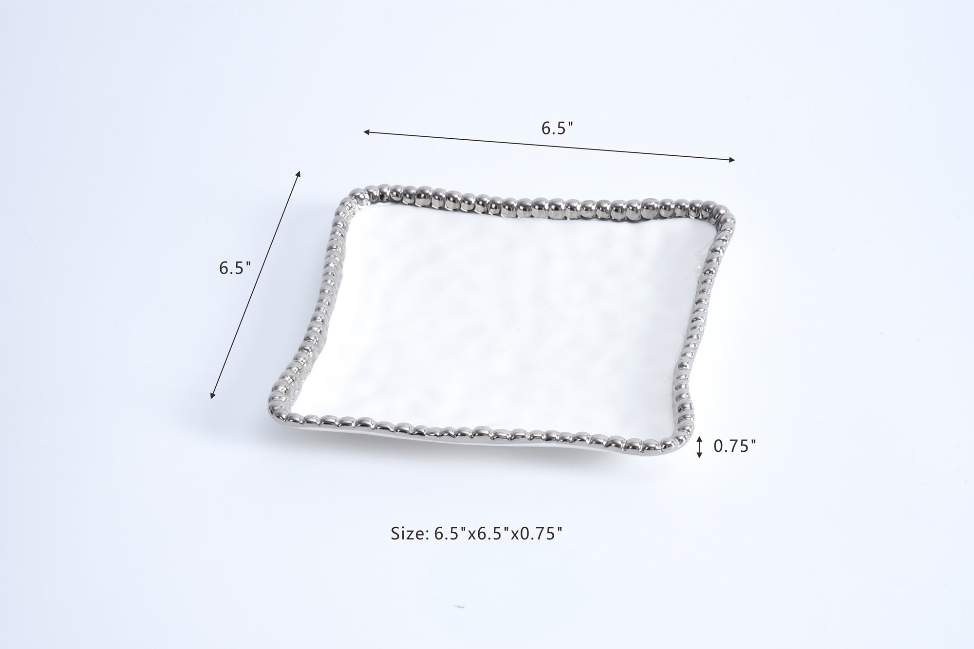 Salerno Square Appetizer/Dessert Plate Pampa Bay