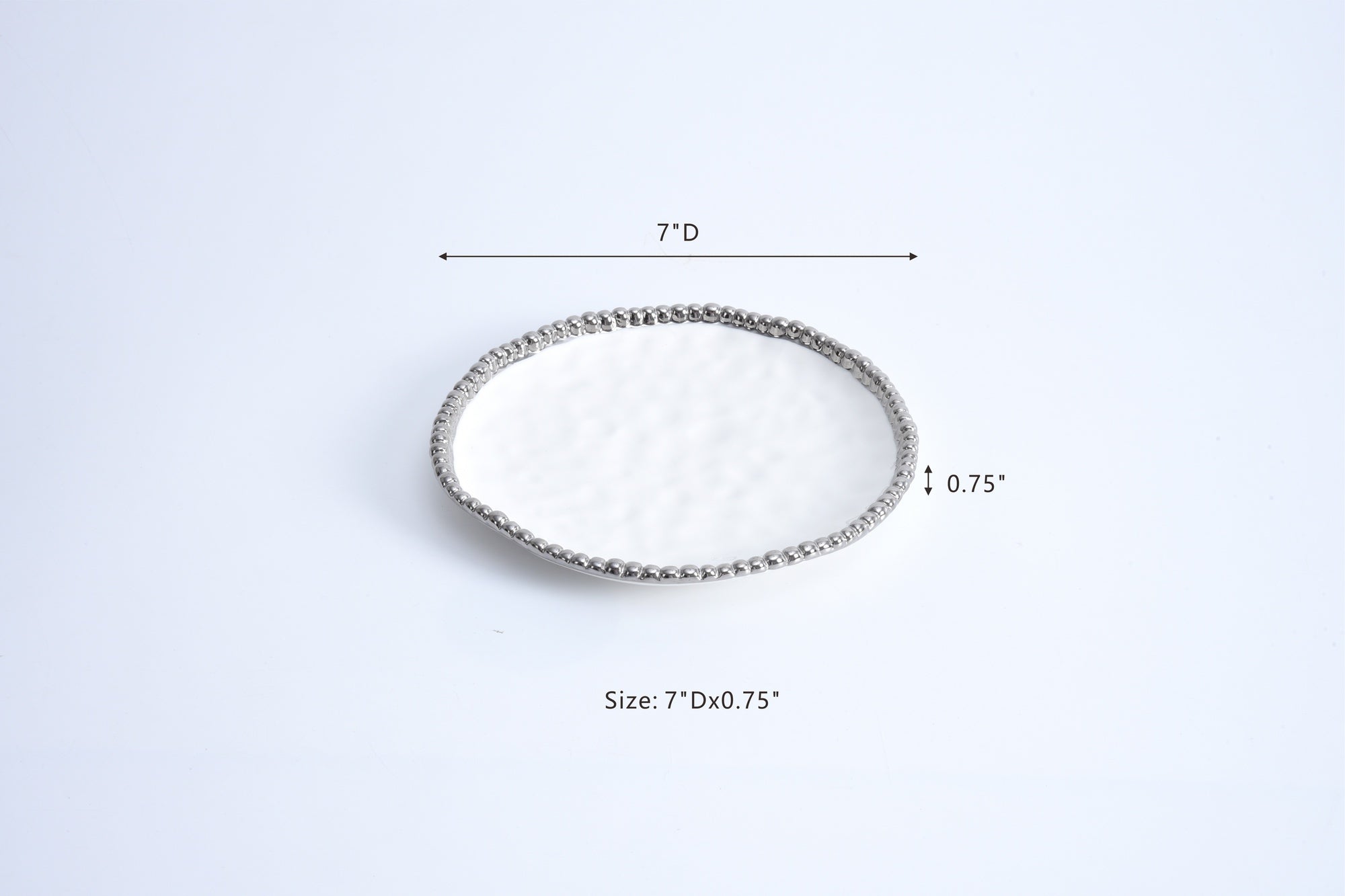 Salerno Round Appetizer/Dessert Plate Pampa Bay