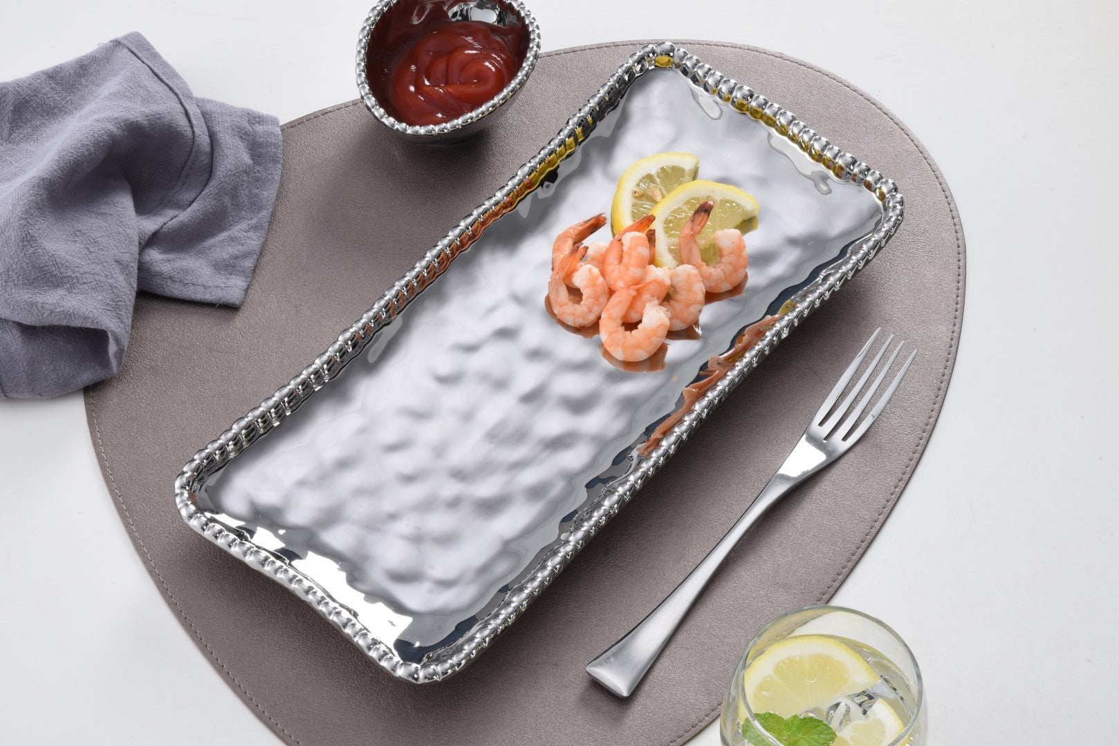 Verona Medium Rectangular Tray Pampa Bay